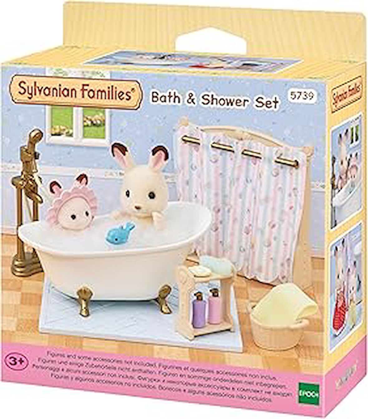 Sylvanian Families EPOCH Banyo Ve Duş Seti, Oyuncak