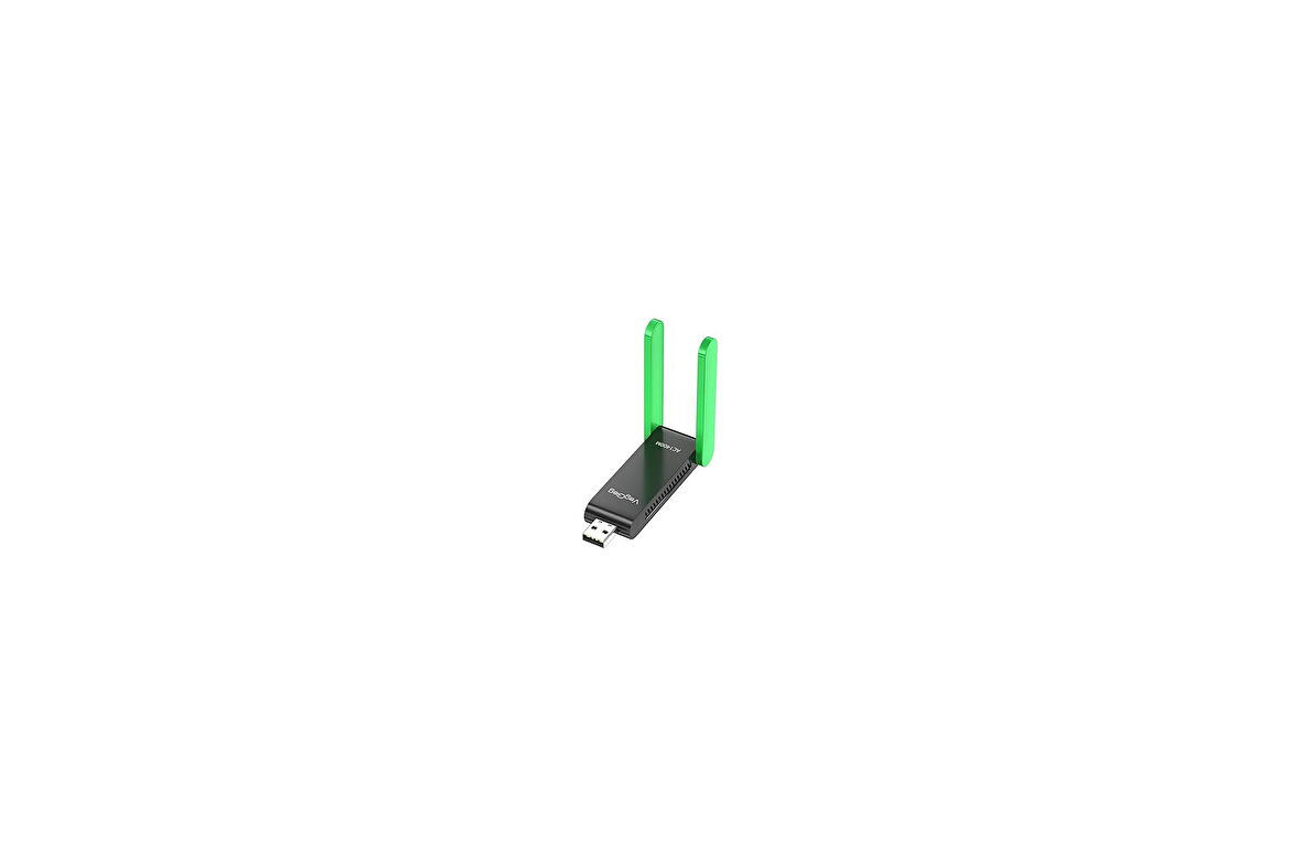 1400 Mbps 2.4GHz/5GHz Dual Band Gigabit Alıcı Verici USB WiFi Adaptör