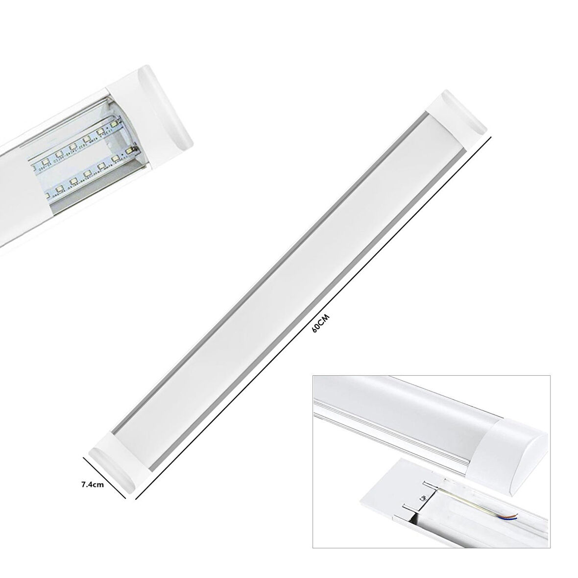 LED BANT ARMATÜR 220V 20W 60CM BEYAZ HIGHTEK HT-0019