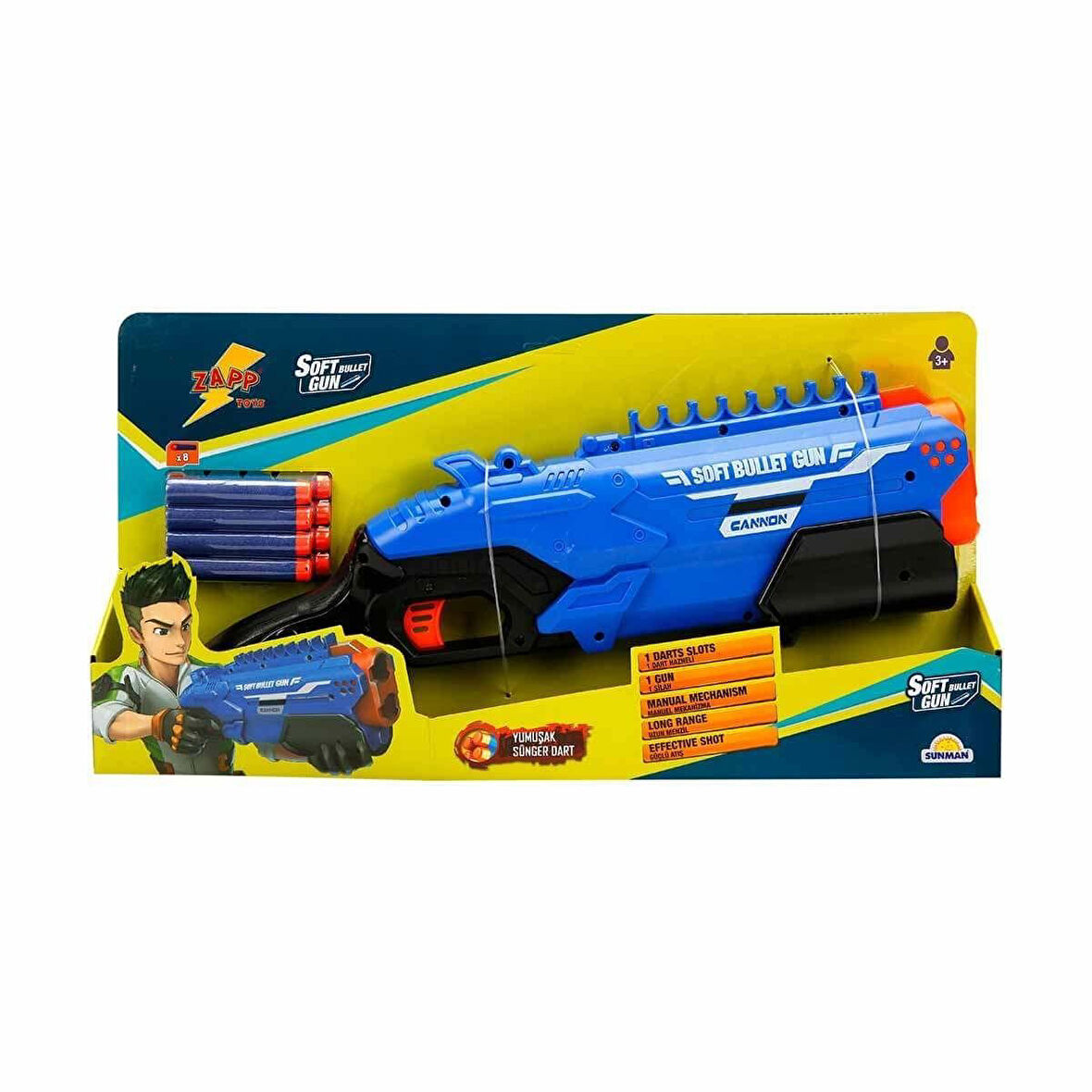 3407 Zapp Toys Sünger Dart Atan 40 cm