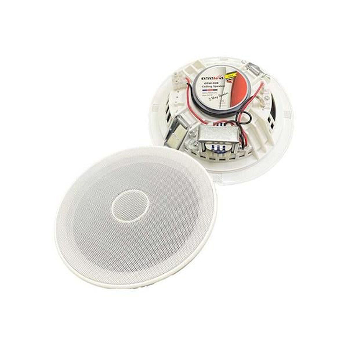 Osw-628 16 Cm Tweeterli̇ 100 Volt Trafolu Alçıpan Hoparlör