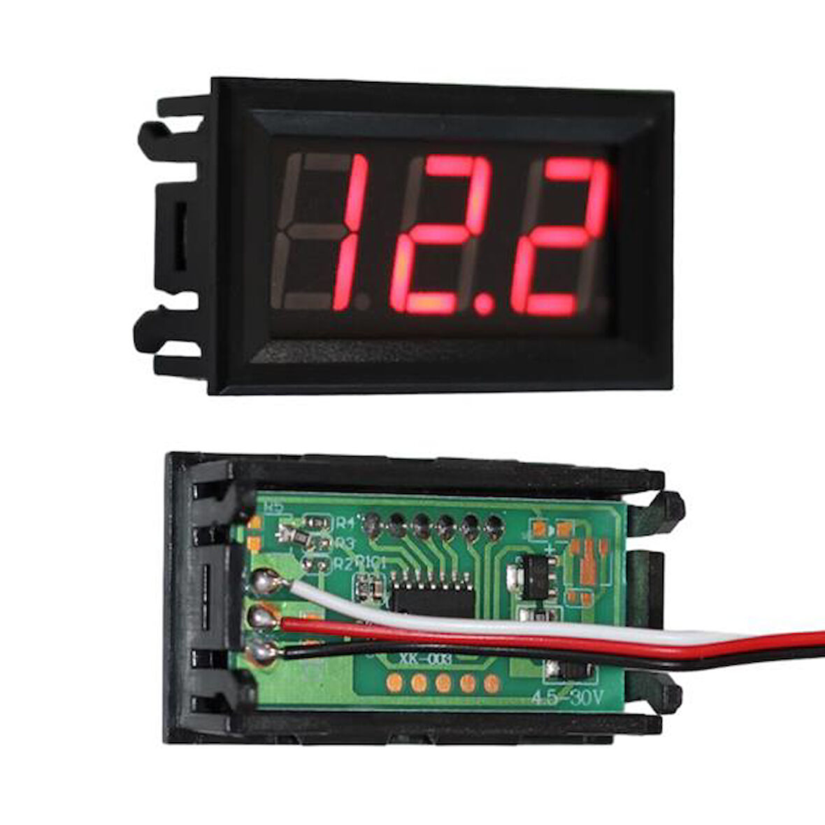 IC278-2 Dijital Voltmetre DC 5-100 Volt 3 Pin
