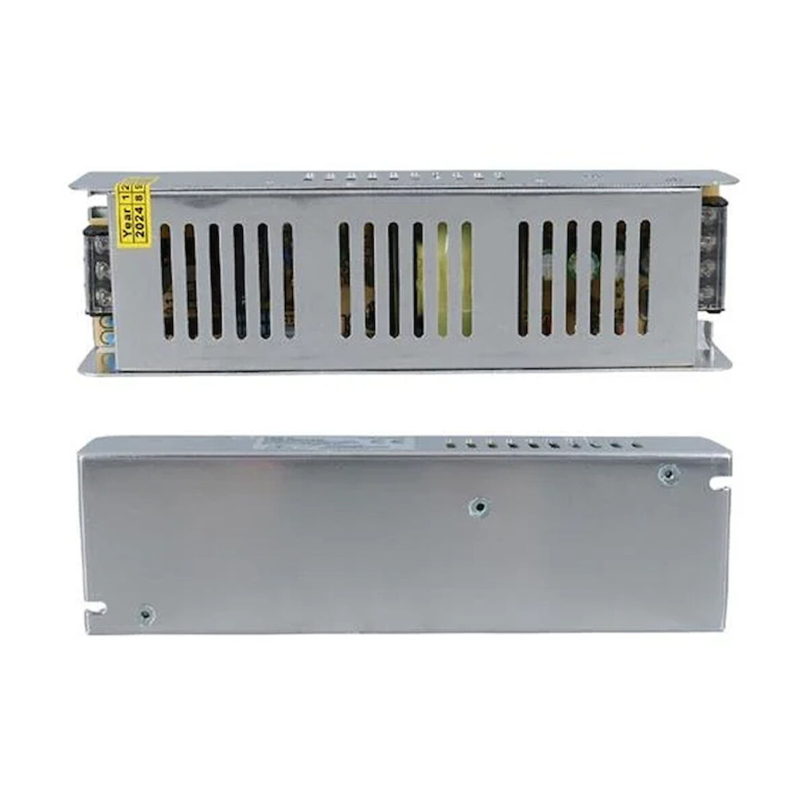 Ledx ALN-M12165S 12 Volt 16.5 Amper 200 Watt Slim Metal Kasa Adaptör 200X60x40mm
