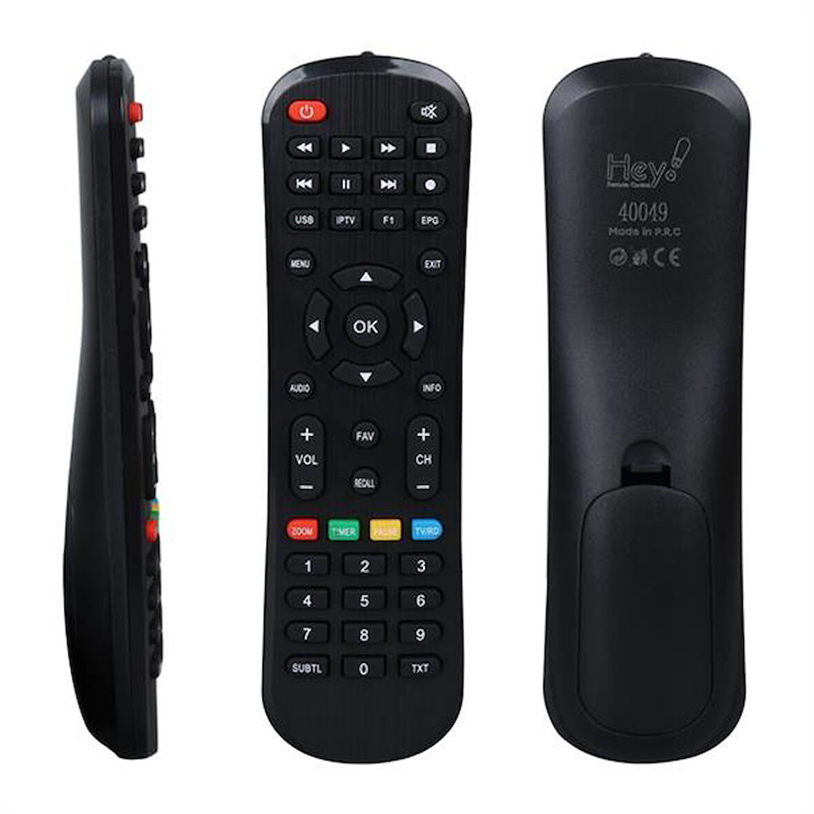 Hey TS-100 HD VE T Serisi USB Tuşlu HD Uydu Kumandası