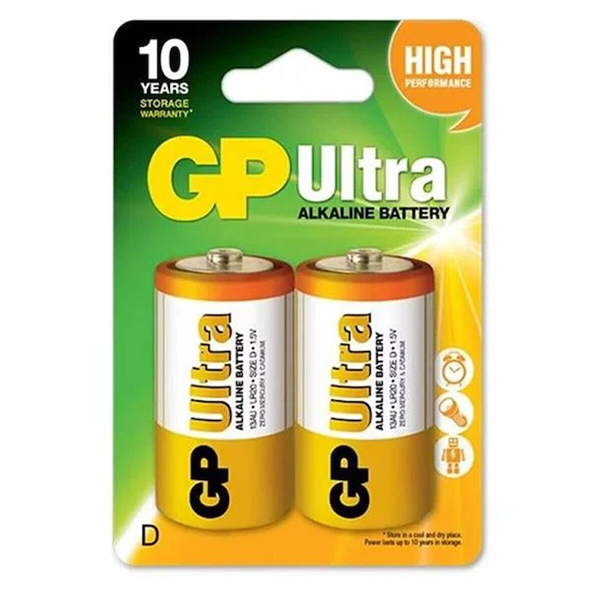 GP 13AU-2U2 Ultra Alkalin Kalın 2'Li