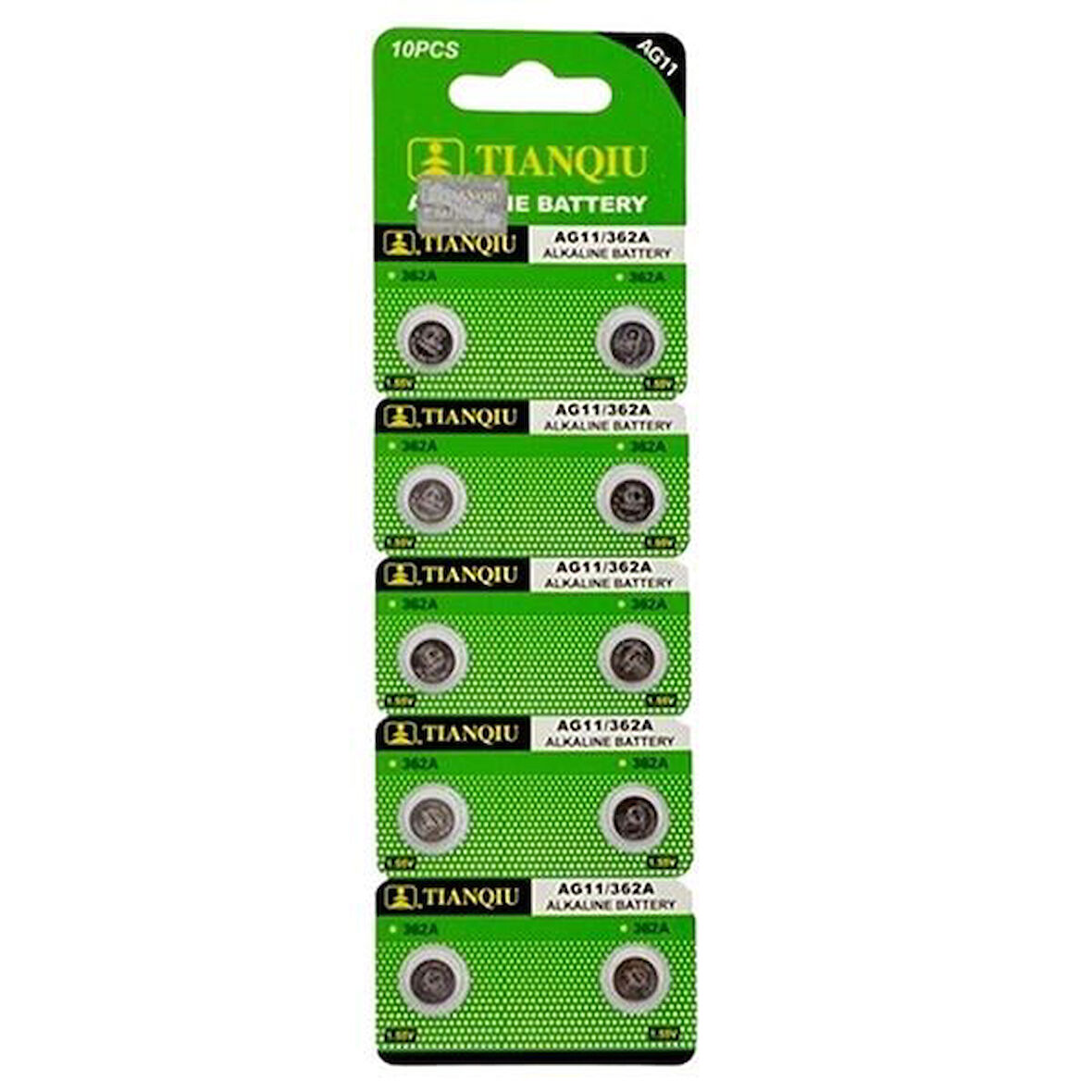 AG-11 Alkalin LR721H/362A Düğme Pil 10'Lu Paket