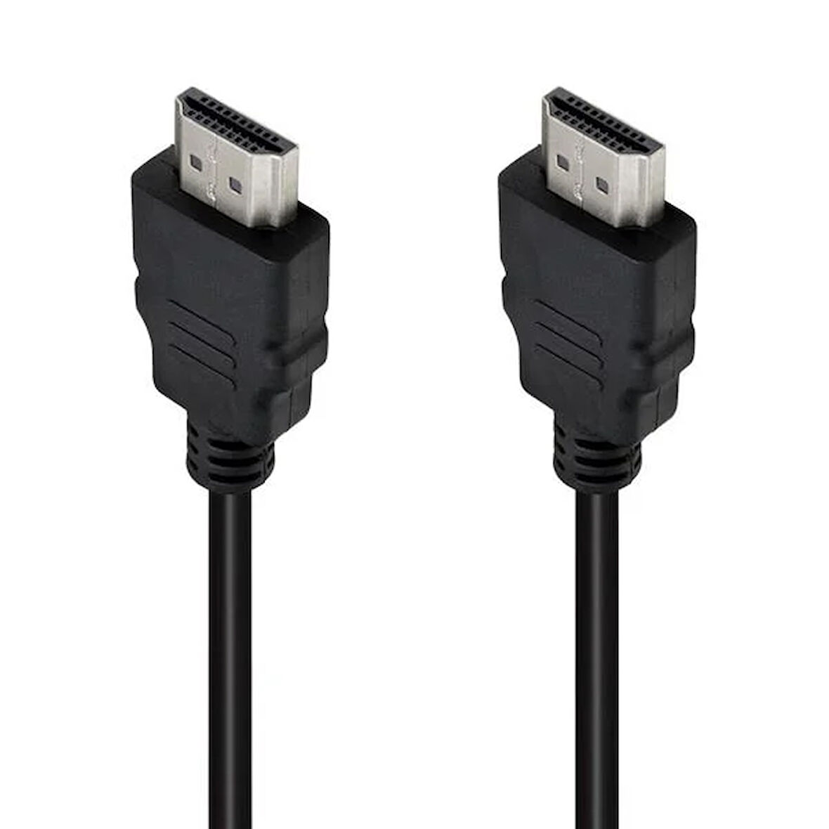 PM-31396 Plastik Düz Siyah 50 Cm Poşetli HDMI Kablo