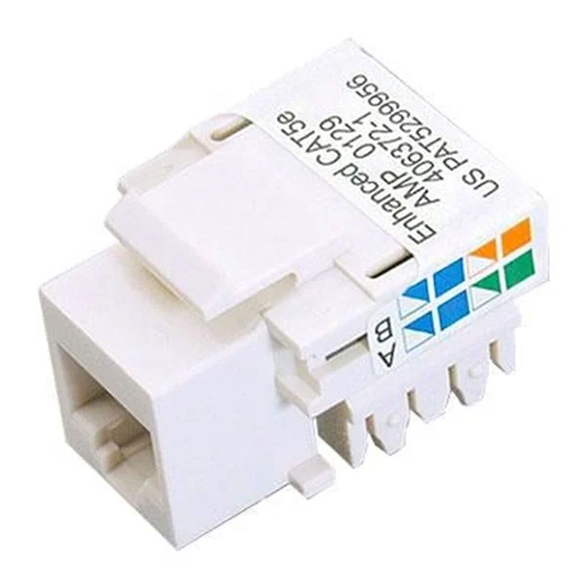 Rj 45 Keystone Jack Şase Cat5e-8P8C