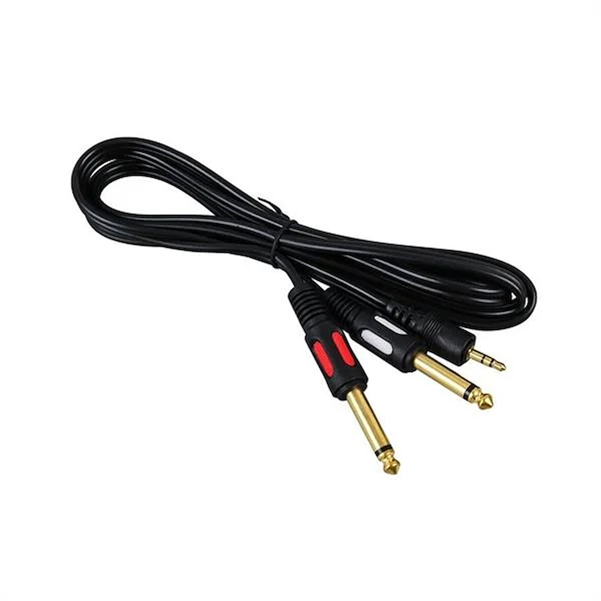 PM-4284 3.5 Mm Stereo Erkek/2X6.3Mm Mono Erkek 1.5 Metre Kablo