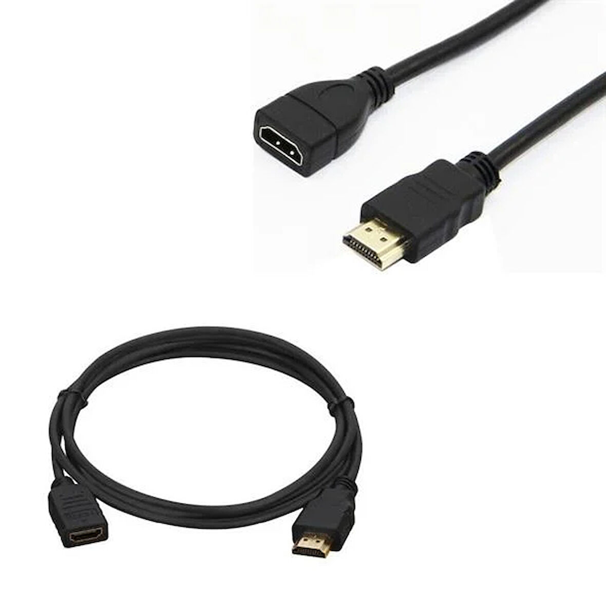 HDMI Kablo Erkek-Dişi 30 Cm Uzatma