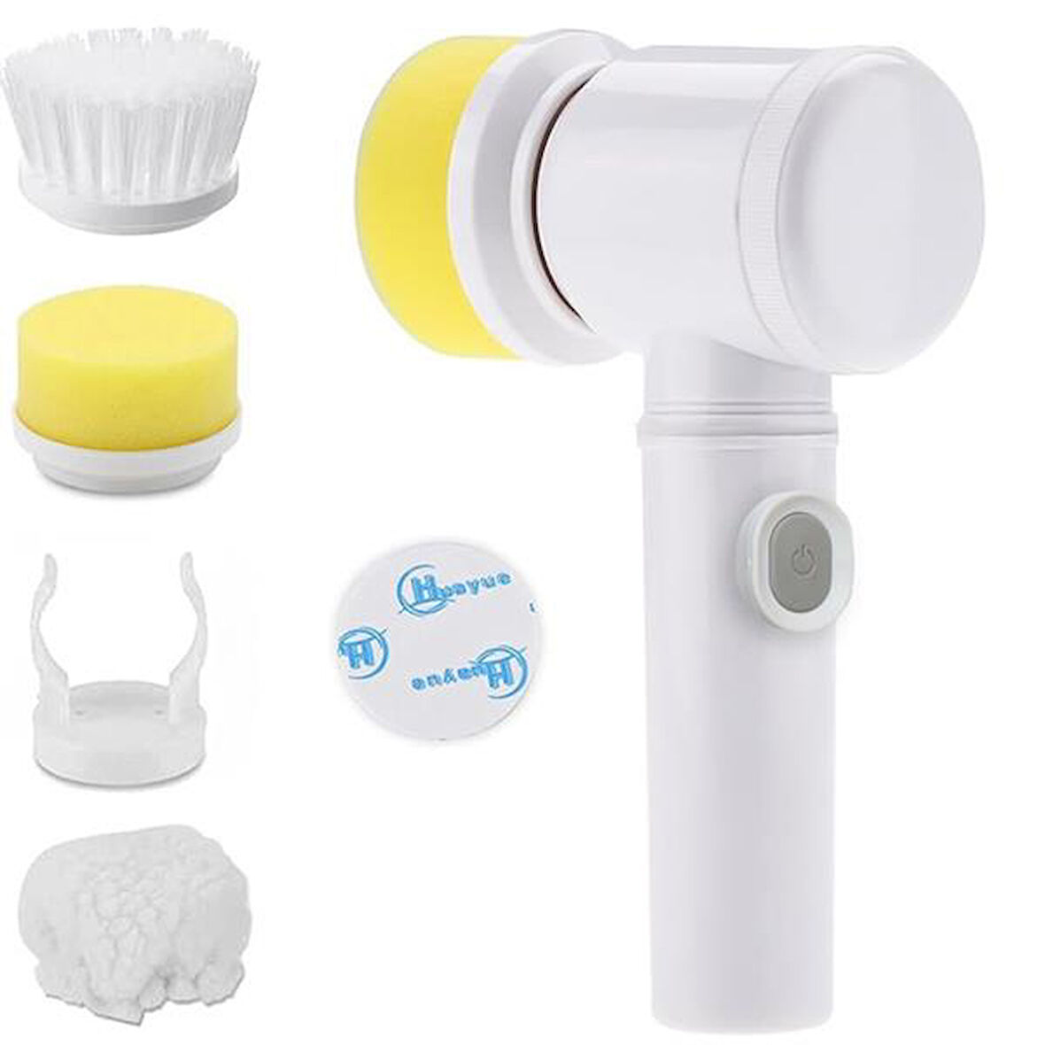 SN-20457 Çok Fonksiyonlu Banyo Mutfak Lavabo Şarjlı Temizlik Fırçası