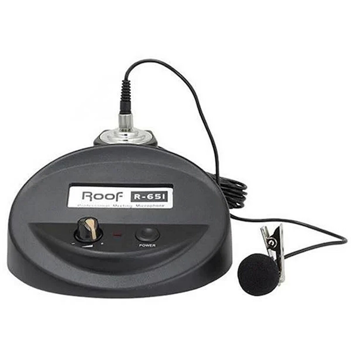 R-651 Kondenser Cami Tipi Kablolu Yaka Mikrofonu