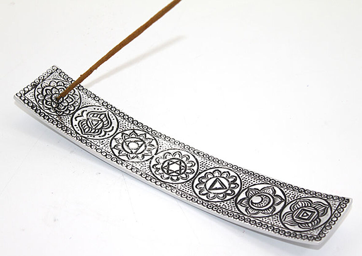 Metal Kayık 7 Çakra Tütsülük