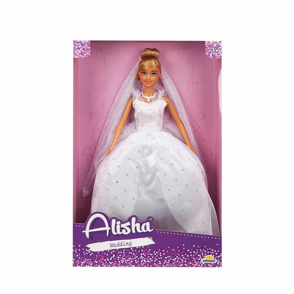3381 Sun-Rst-Sis-Gelinlikli Manken Bebek Alisha 29 Cm -