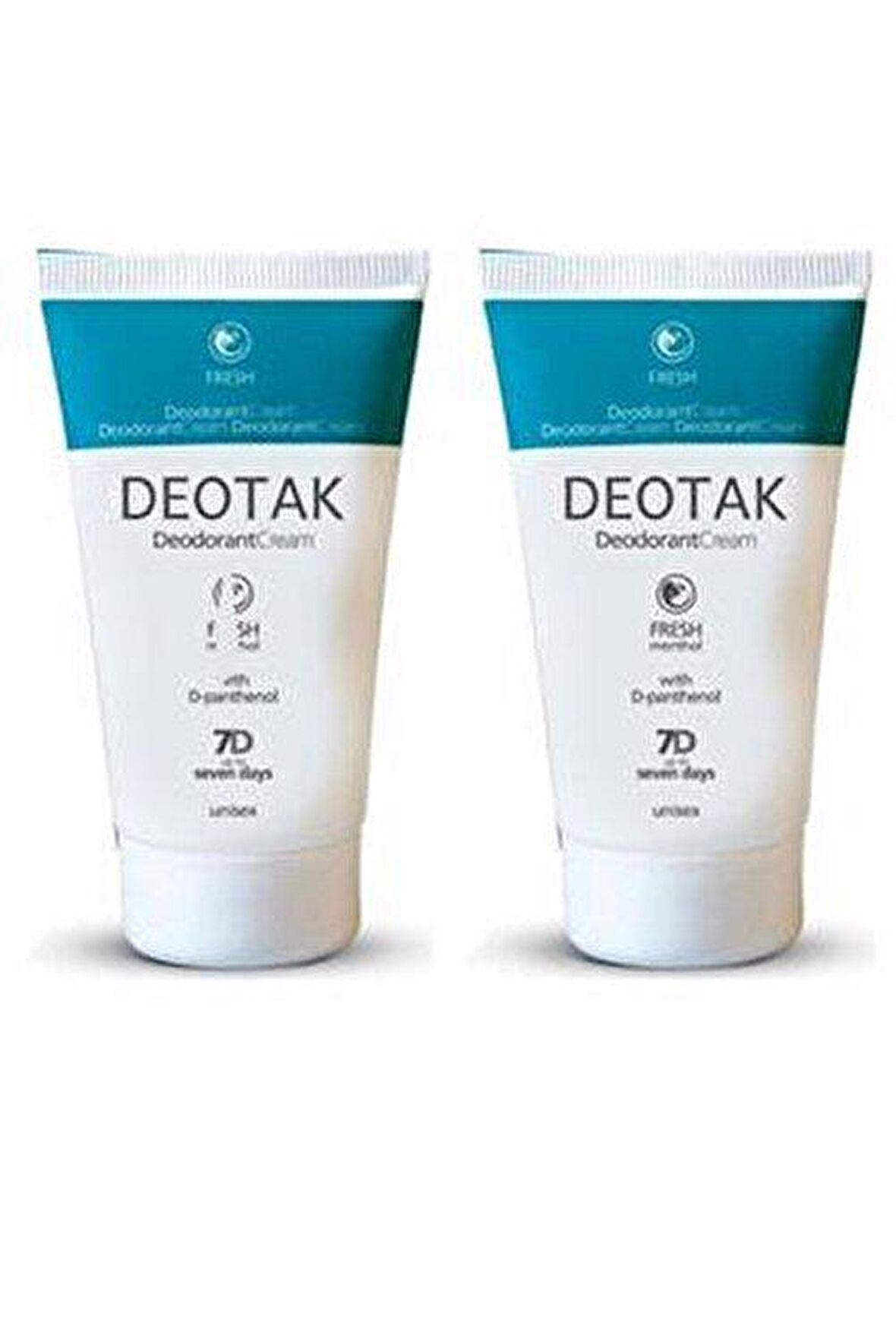 Deotak Fresh Antiperspirant Ter Önleyici Leke Yapmayan Krem Deodorant 35 ml x 2