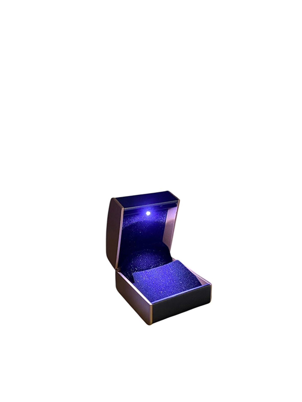 Işıklı Deri Küpe Kutusu
