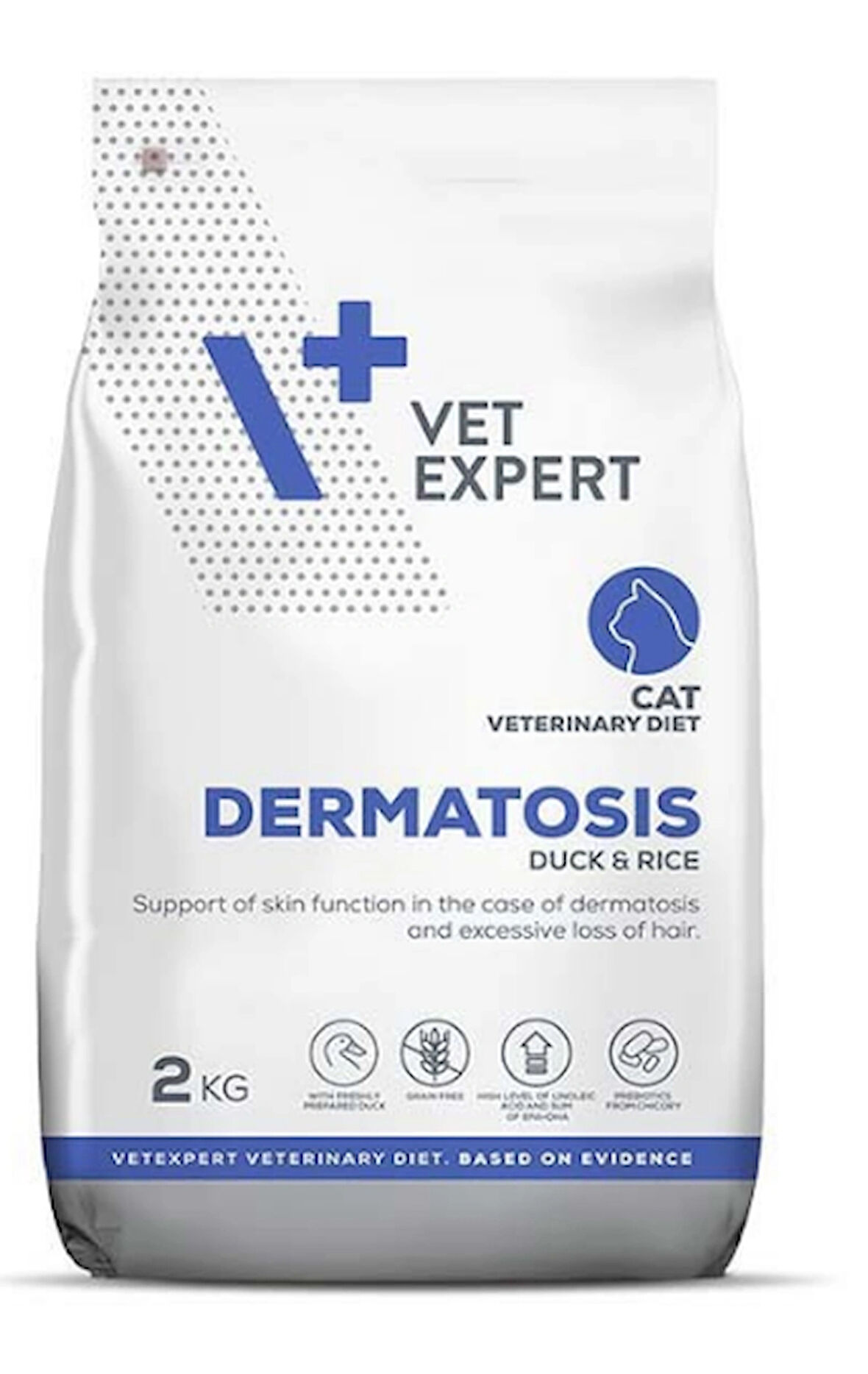 Vet Expert Dermatosis Kedi Maması (Ördek Pirinçli) 2 Kg 