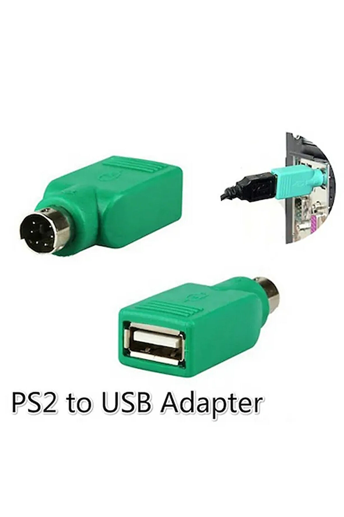 Ps2 To Usb Çevirici Aparat Ps2 Girişini Usb Ye Çevirir Klavye Mouse Ps2 To Usb Çevirici Adaptör