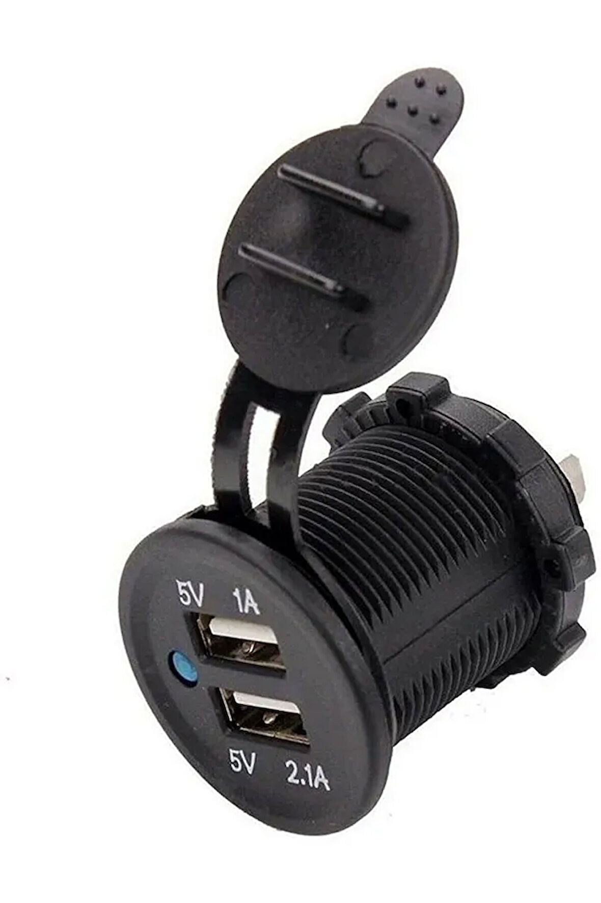 Motosiklet Araba Tekne Çift Usb Şarj Soketi 5v1a 5v2.1a 2 Usb Güç Çıkışı Su Geçirmez 12v Usb Priz