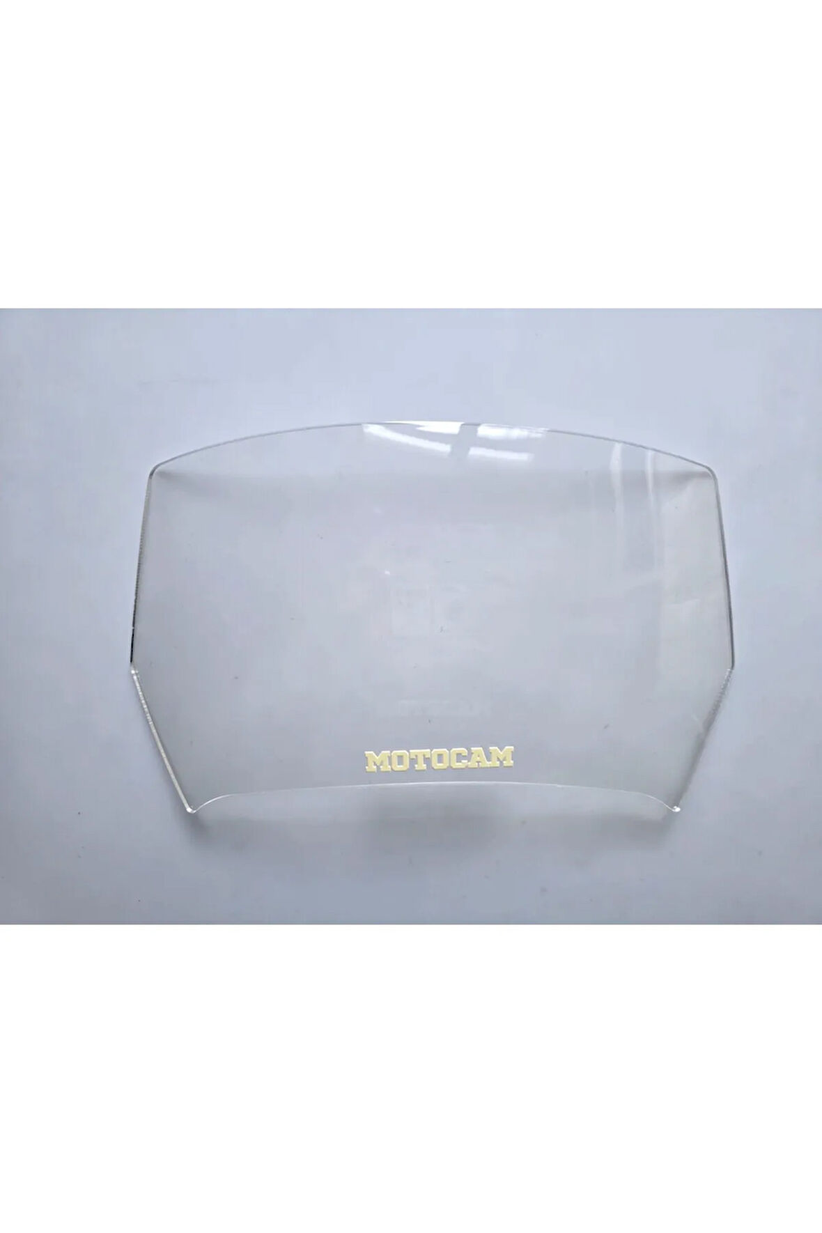 MOTOCAM Rüzgar Saptırıcı Deflektör Camı deliksiz 32x18cm Şeffaf Renkli   (APARATSIZDIR)