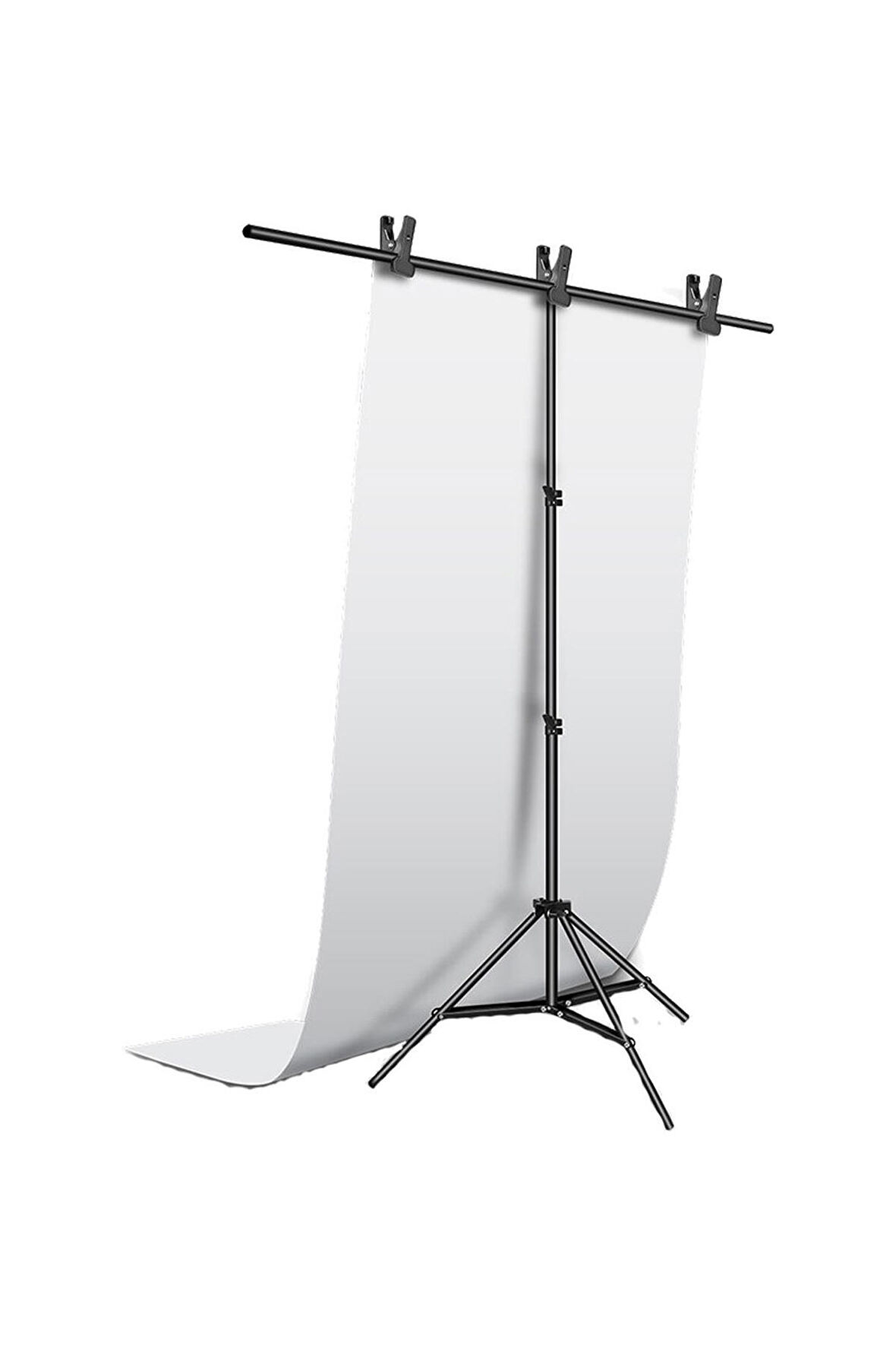 Deyatech 150 X 200 Cm Pvc Beyaz Fon Perde + T-Stand