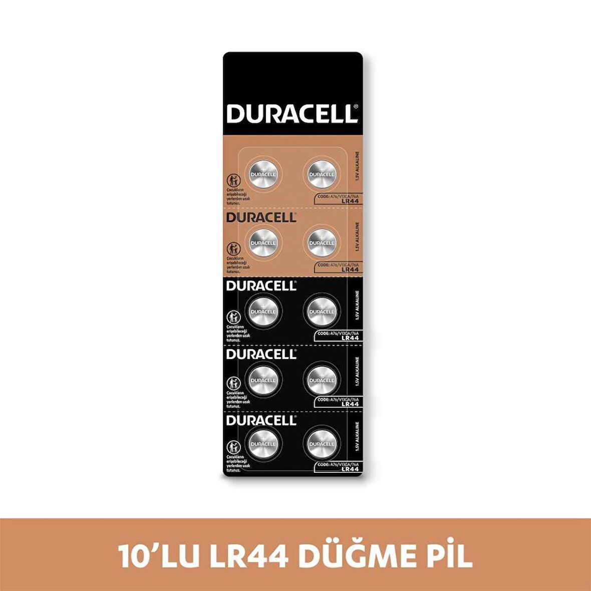 Duracell Özel Alkalin LR44 10'lu