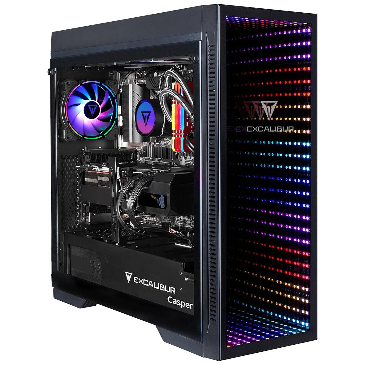 Casper Excalibur E75Z.265K-EX70X-0SE Series 2 Intel Core Ultra 7-265KF 64GB DDR5 RAM 2TB NVME SSD RTX 5070 Freedos Masaüstü Bilgisayar
