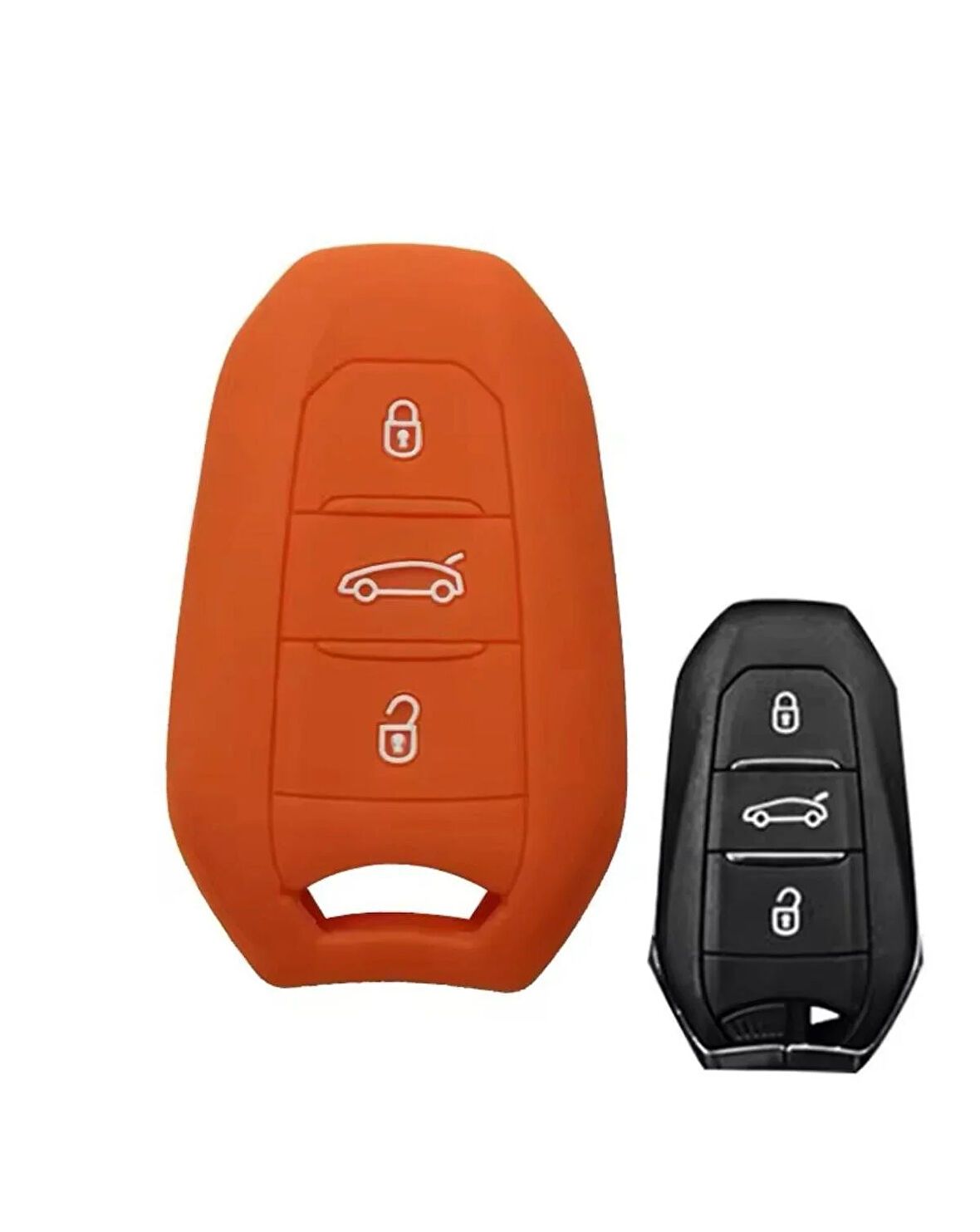 Peugeot 208 308 508 2008 3008 5008 Rifter Anahtar Koruma Kılıfı Sustasız Anahtarsız Çaliştırma