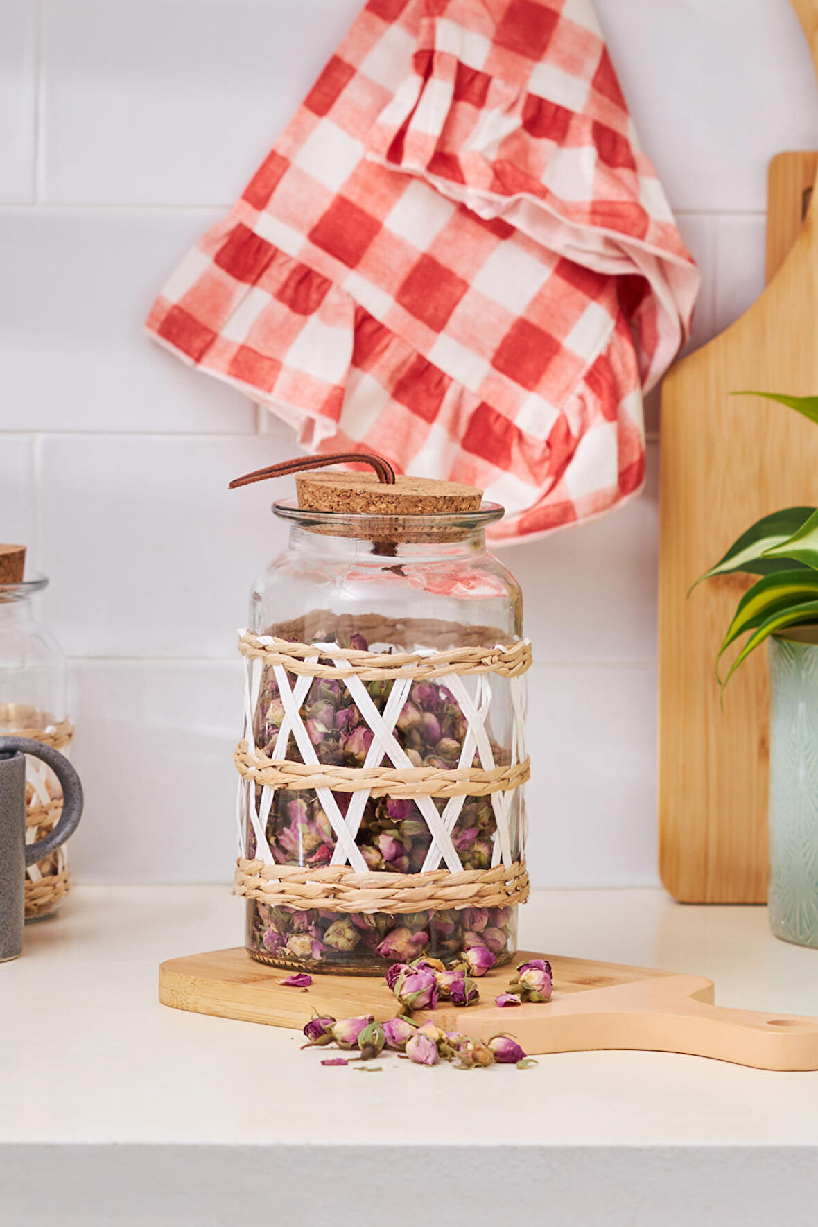 Karaca Yosemite Beyaz Kavanoz/saklama Kabı 1500 ml