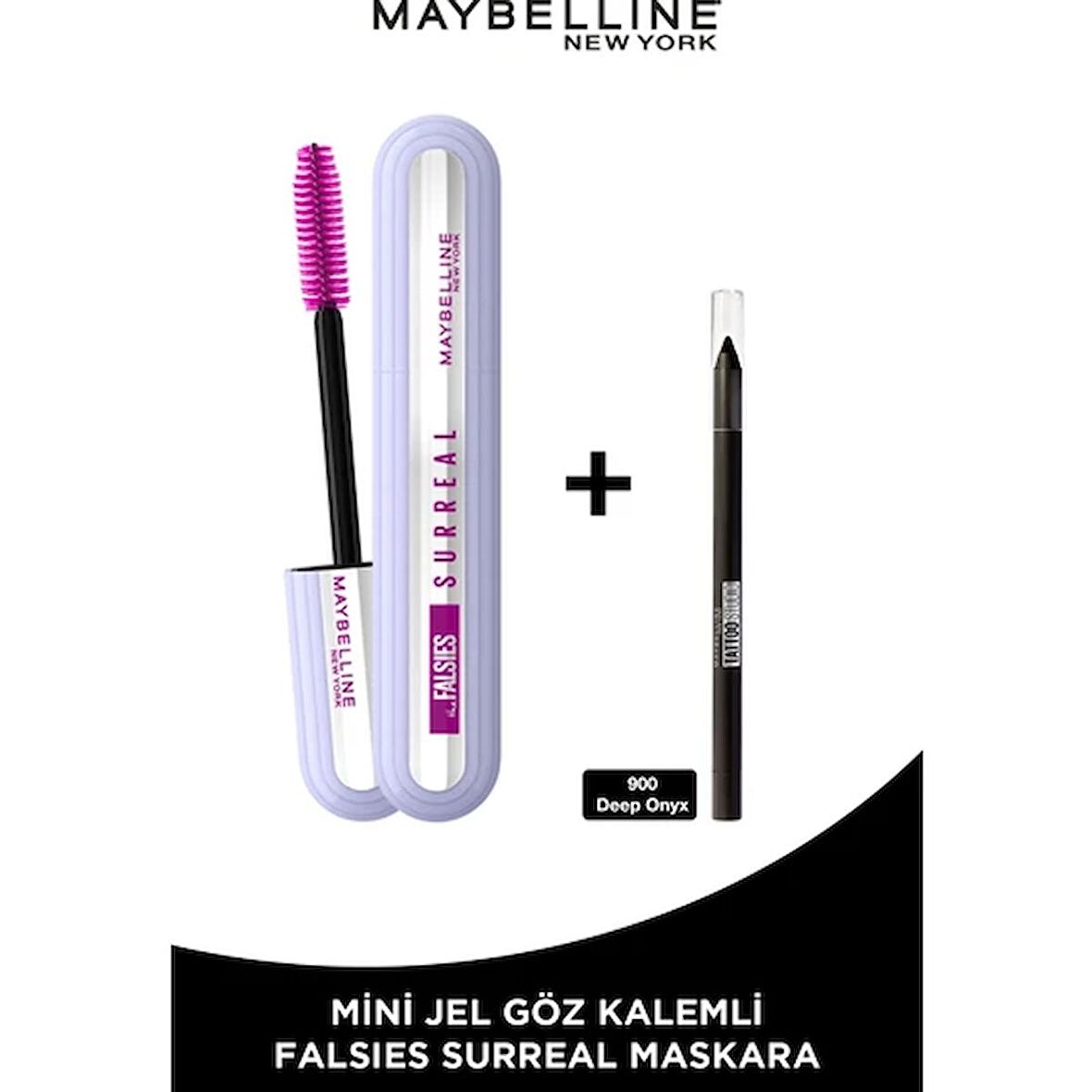 Maybelline New York Falsies Surreal Maskara Mini Tattoo Liner Hediyeli