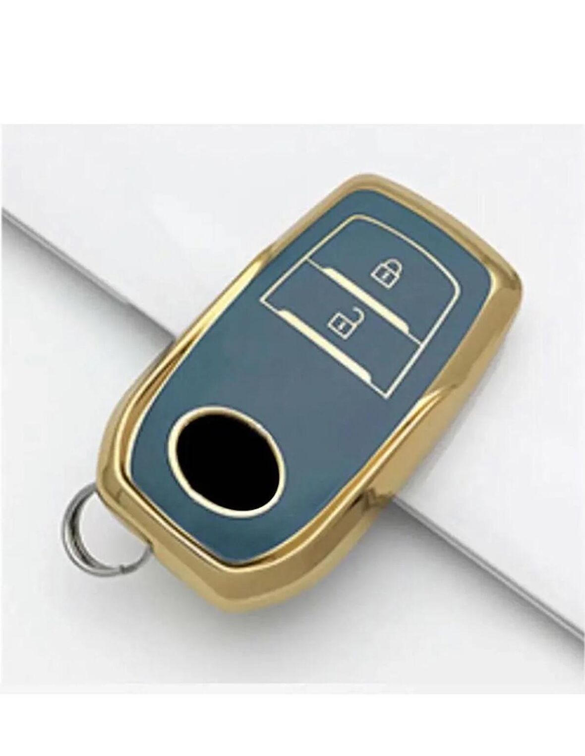 Corolla Cross Hilüx Yaris Cross Anahtar Koruma Kılıfı 2 Tuş Model Logo Yeri Önde Olan Modelle uygun