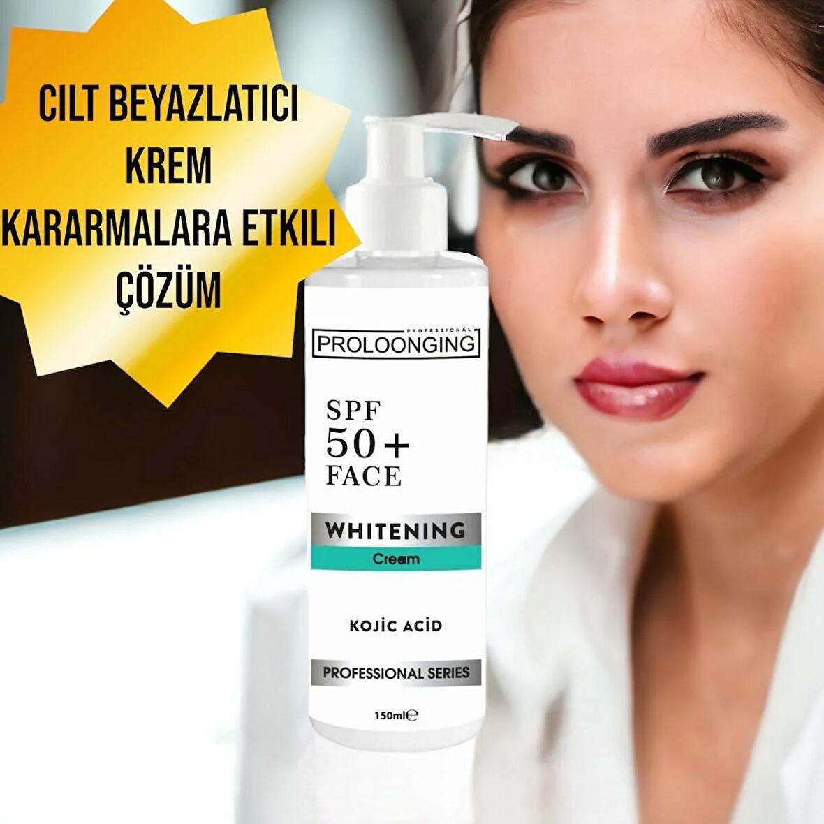 Cilt Beyazlatıcı Leke Kremi 50+Spf