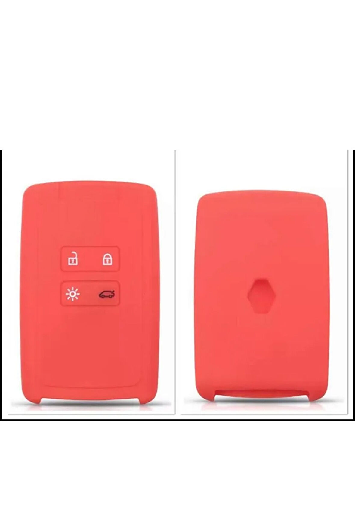 Renault Austral Uyumlu Anahtar Koruma Kılıfı Kırmızı Renk 2.Resime Bakınız