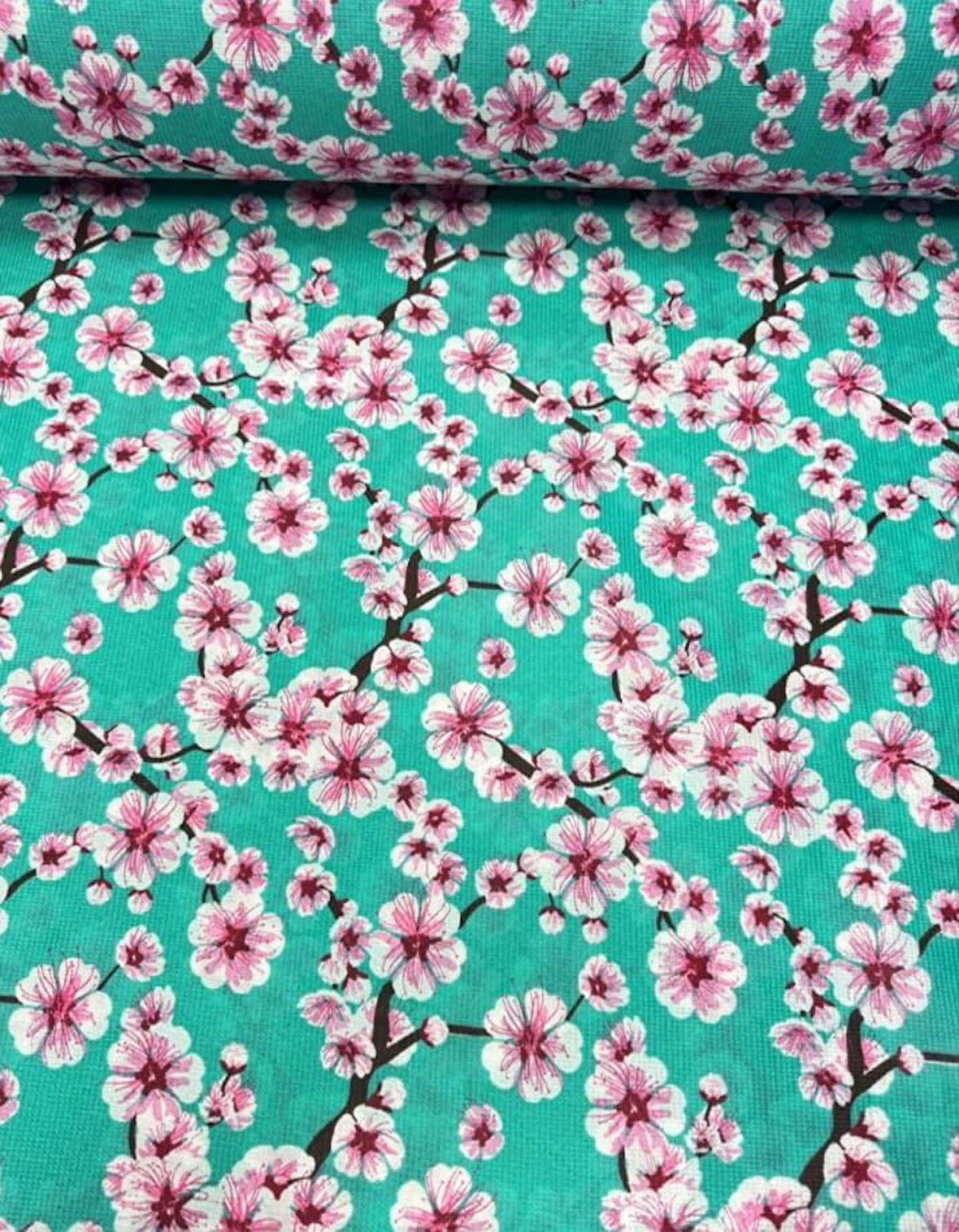 Masa Örtüsü & Piknik Örtsü -Raşel Kumaş 120 cm X 160 cm -Çiçek Desenli