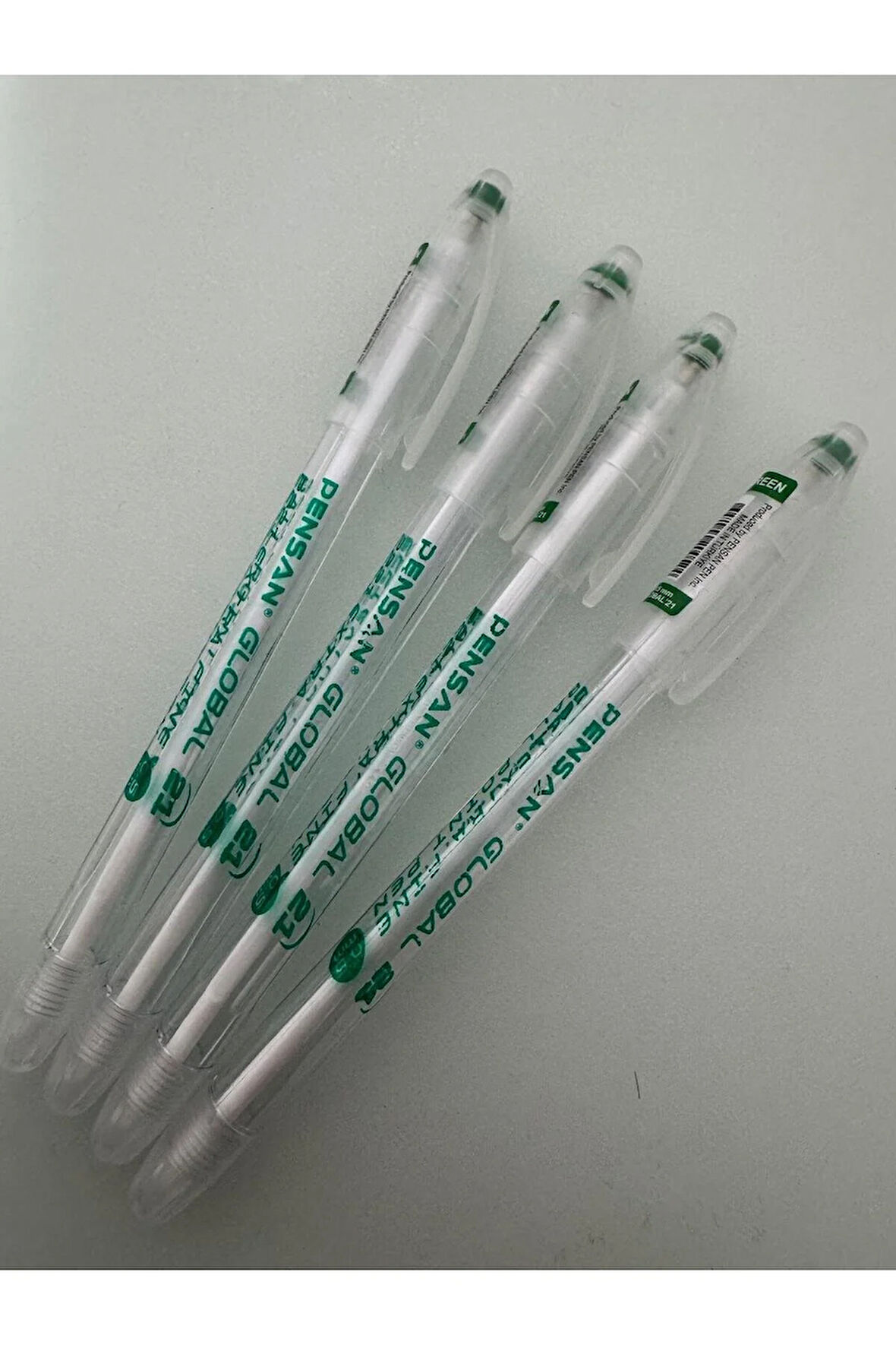 Tükenmez Kalem Global 0.5 MM Yeşil (10 Adet)