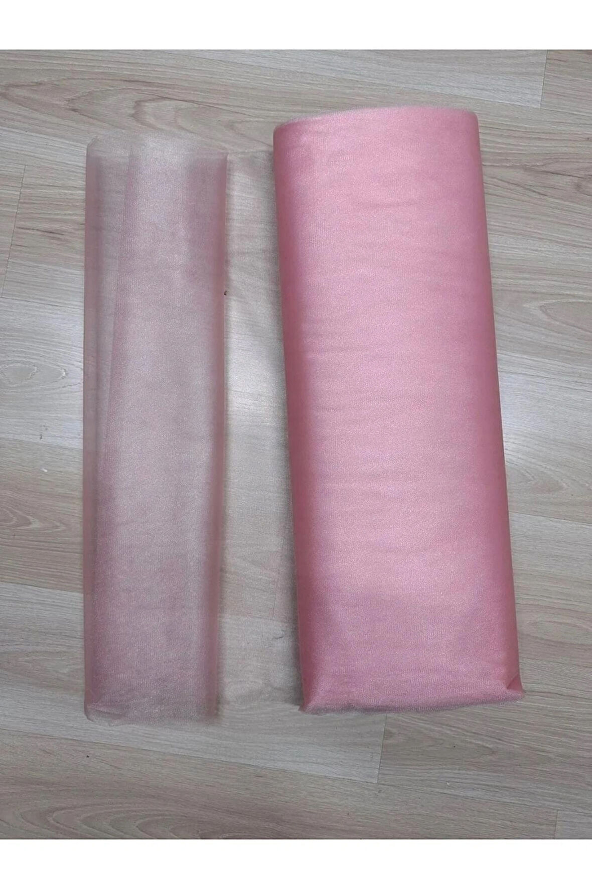 Kristal Tül Pembe 10 Metre Süsleme Tülü Eni 3 Metre Boyu 10 Metre
