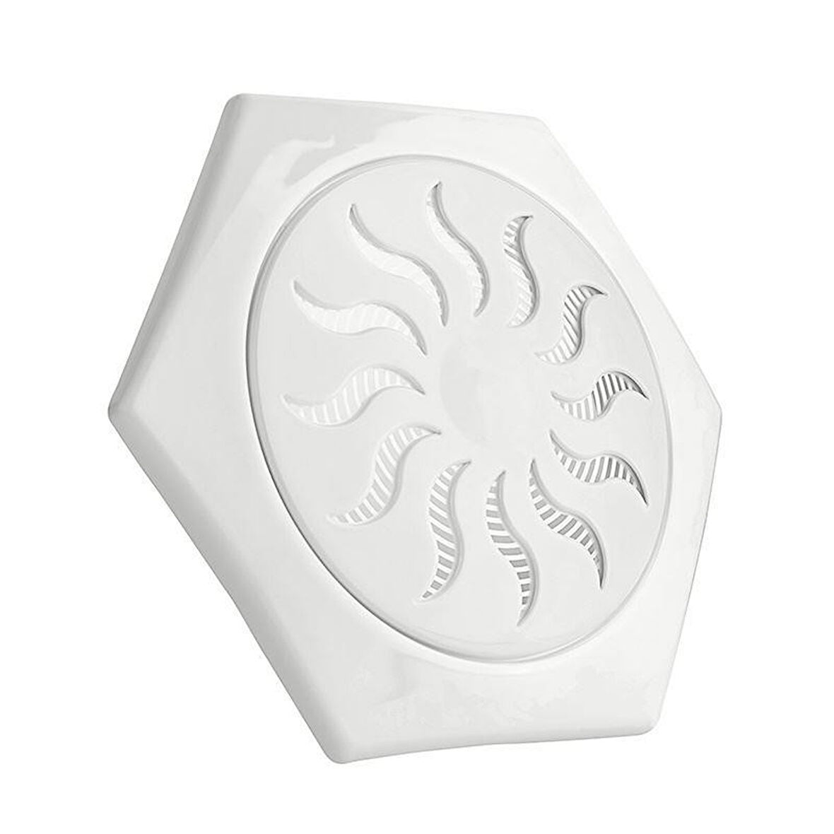 Titiz TP-176 6 Köşe Baca Kapağı Duvar Menfezi - 190x165x40 mm - Plastik