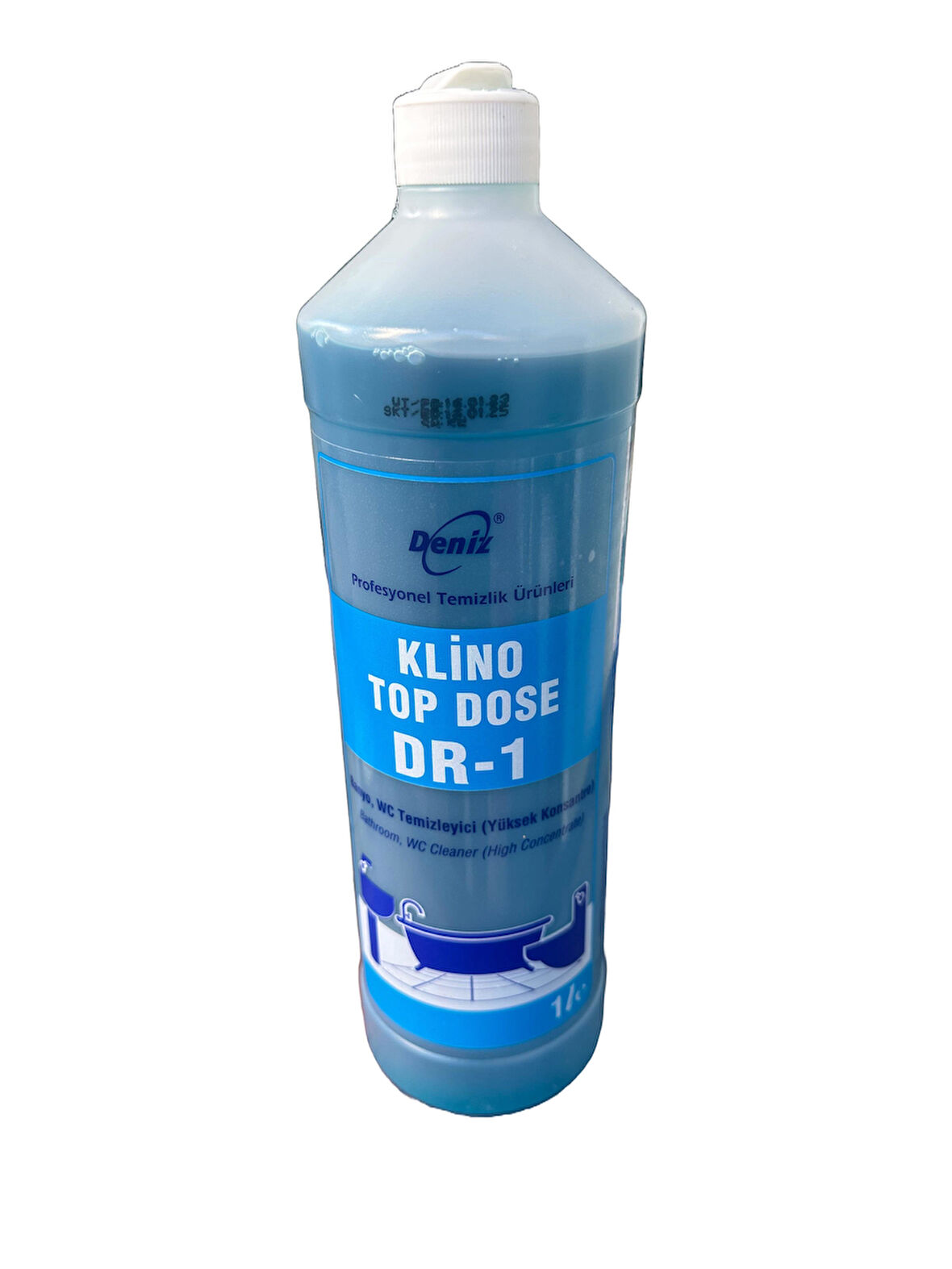 Klino Top Dose DR-1 Banyo Wc Temizleyici - Yüksek Konsantre - 1 Lt.