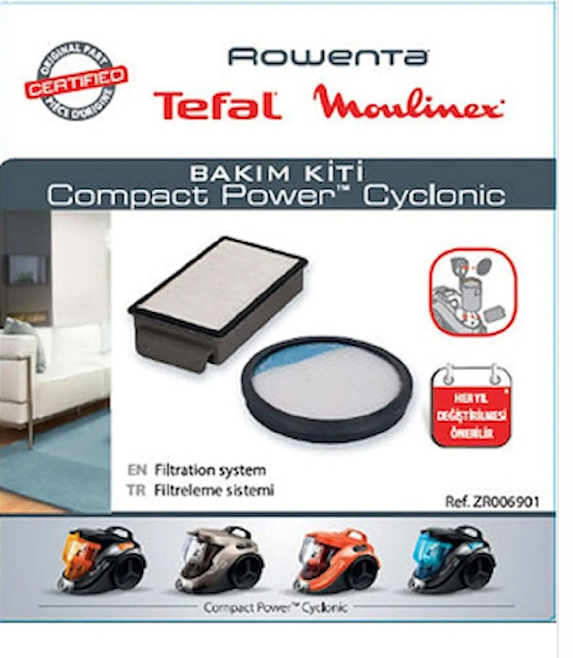 Rowenta Compact Power Cyclonic Bakım Kiti Zr006901