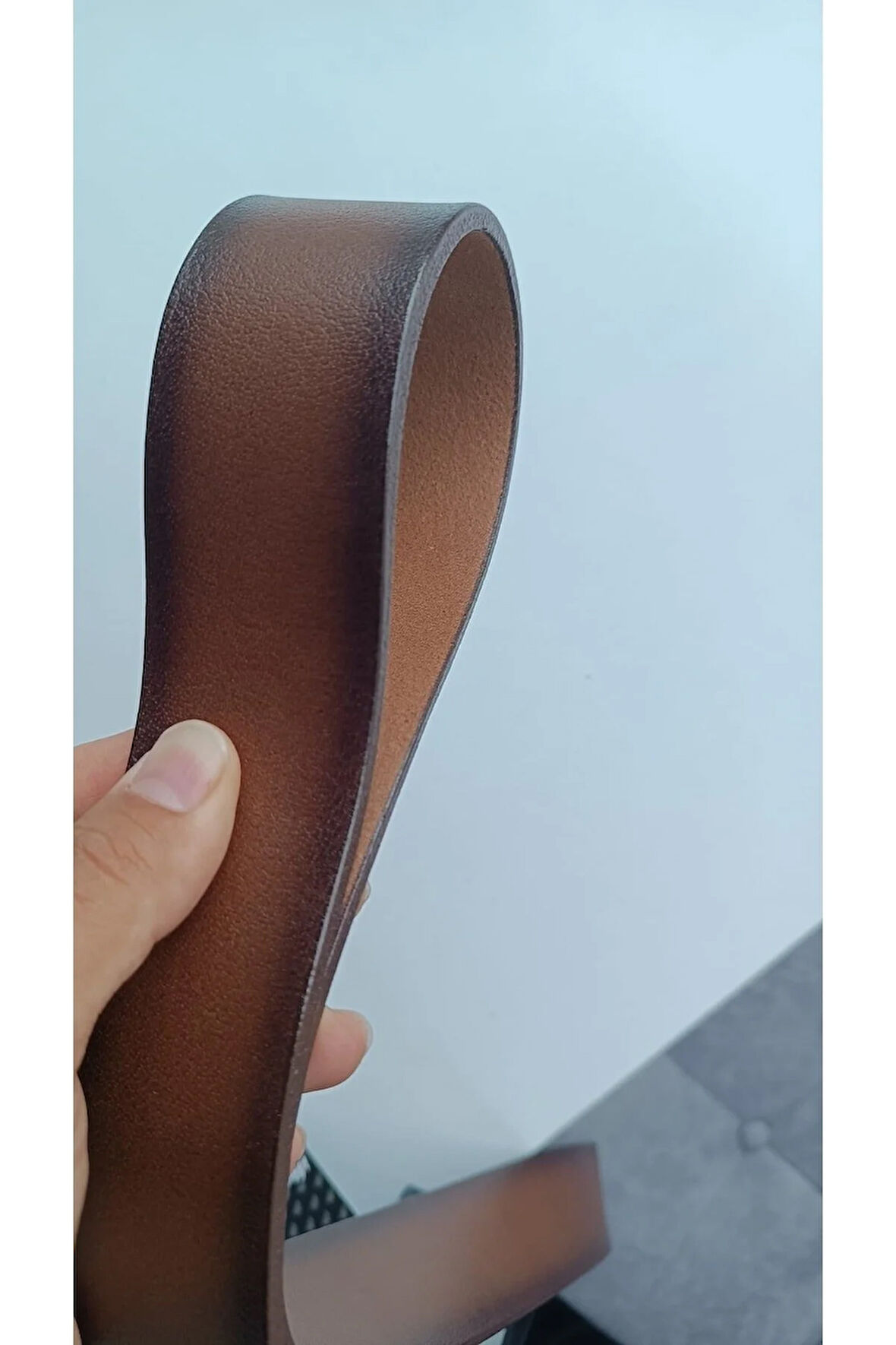 HAKİKİ DERİ ERKEK KOT PANTOLON VE SPOR PANTOLON KEMERİ