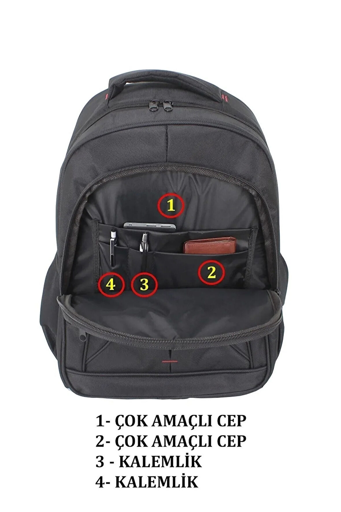 17,3 Inç Laptop Sırt Çantası Darbeye Dayanıklı Geniş Iç Hacim