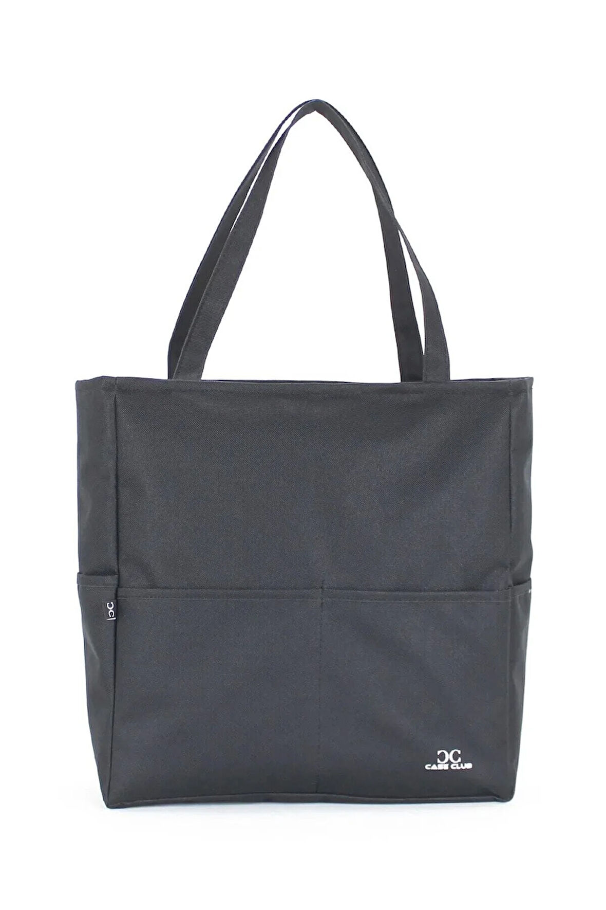 Siyah Plaj Çantası Geniş Iç Hacimli Yandan Cepli Suya Dayanıklı Yüzey