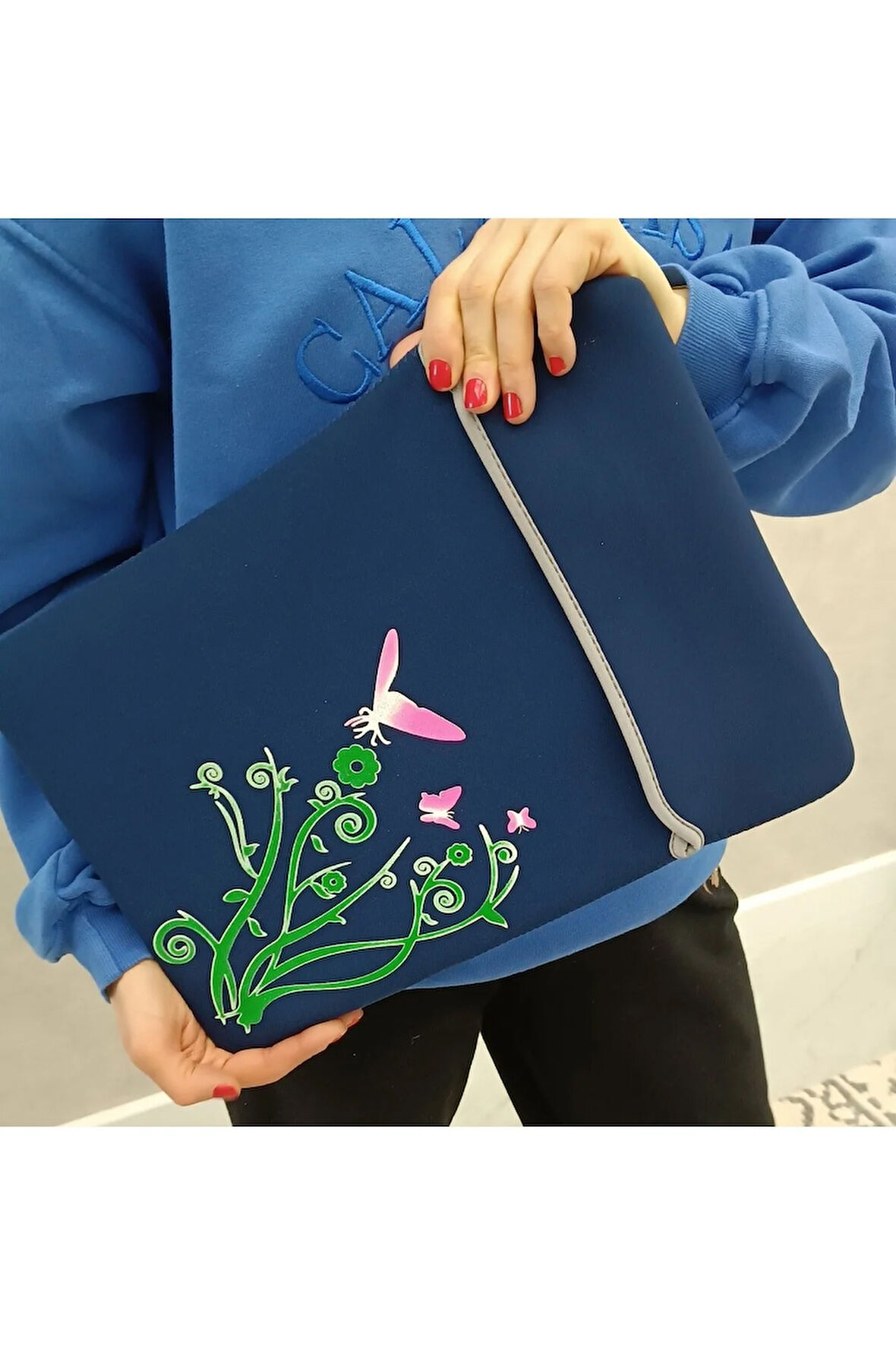 Suya Dayanıklı Neopren Notebook Tablet Ipad Macbook Pro Air Laci Laptop Kılıfı Çantası 13" Inç 15-