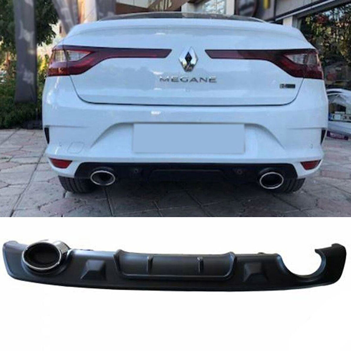 Renault Megane 4 Araca Özel Oem Difizör Siyah Pianoblack