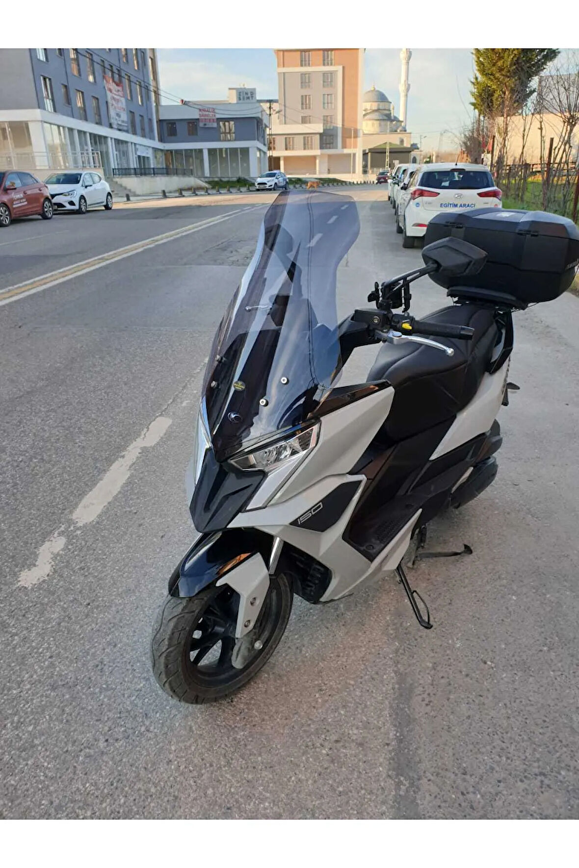 Kymco Dink R 150 Siperlik Ön Cam 2023 2024 Model 68cm Açıkfüme Renkli 4mm