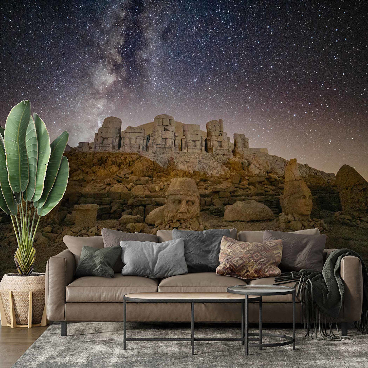 Adıyaman Nemrut Dağı Milli Parkı Manzaralı Duvar Kağıdı