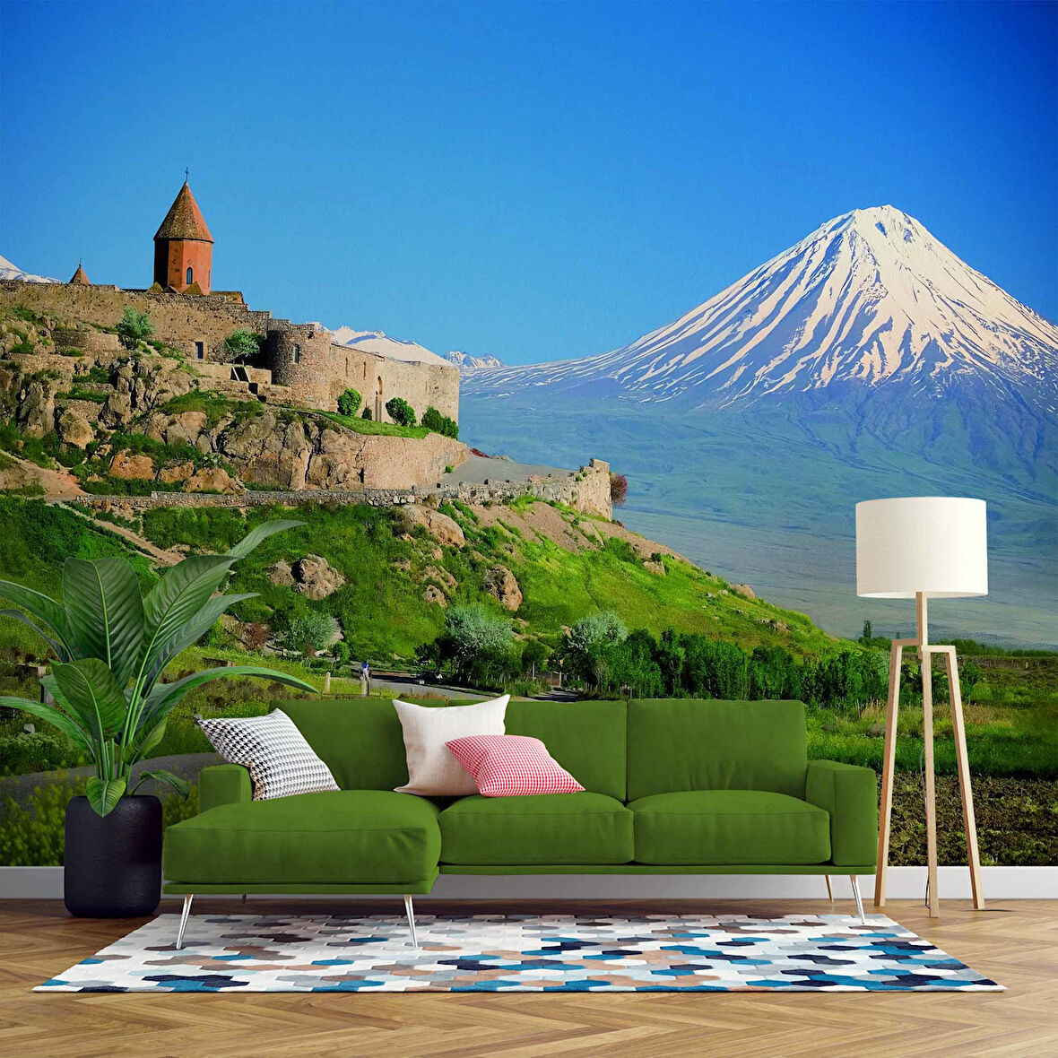 Ağrı Dağı Manzaralı Duvar Kağıdı