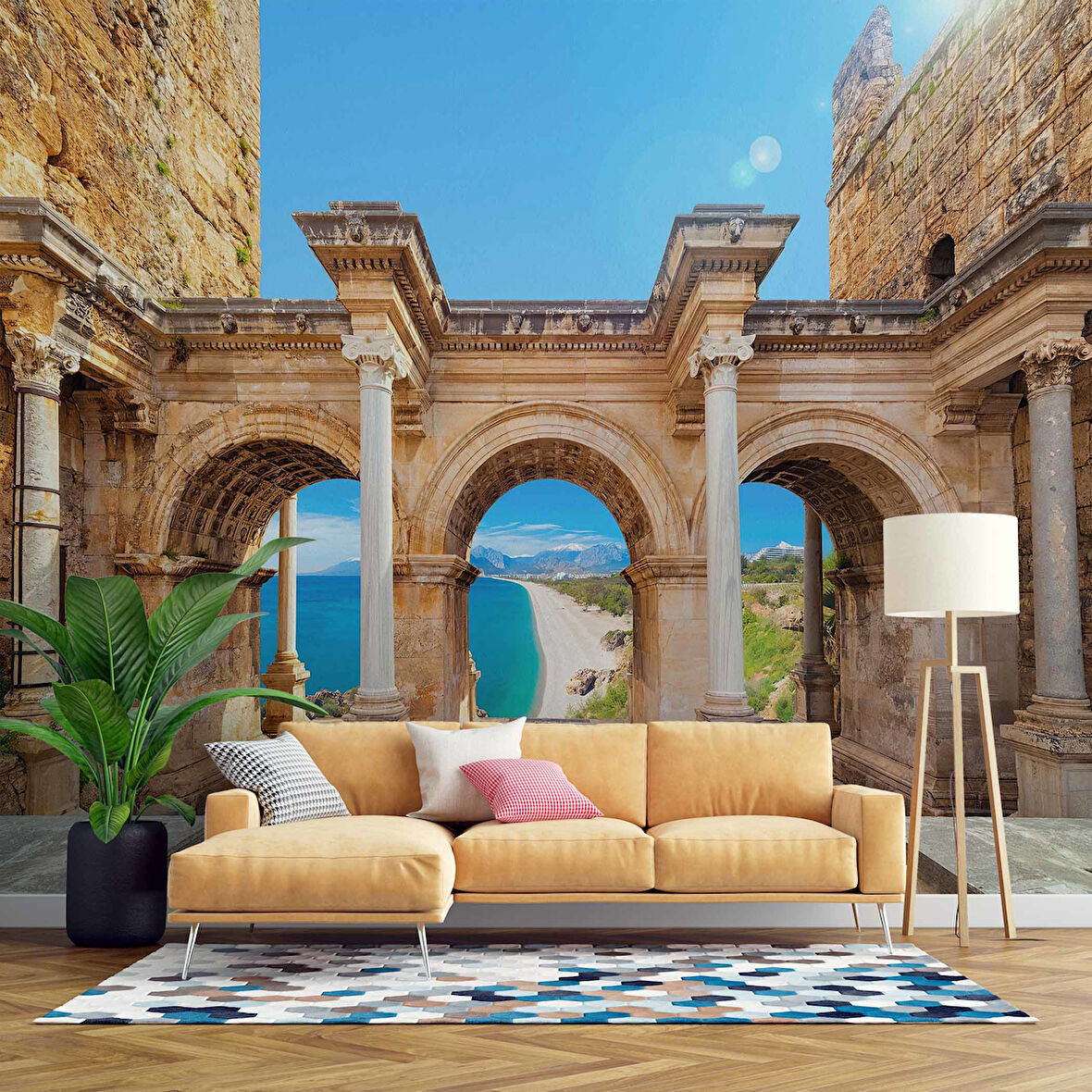 Antalya Tarihi Hadrian Kapısı Duvar Kağıdı