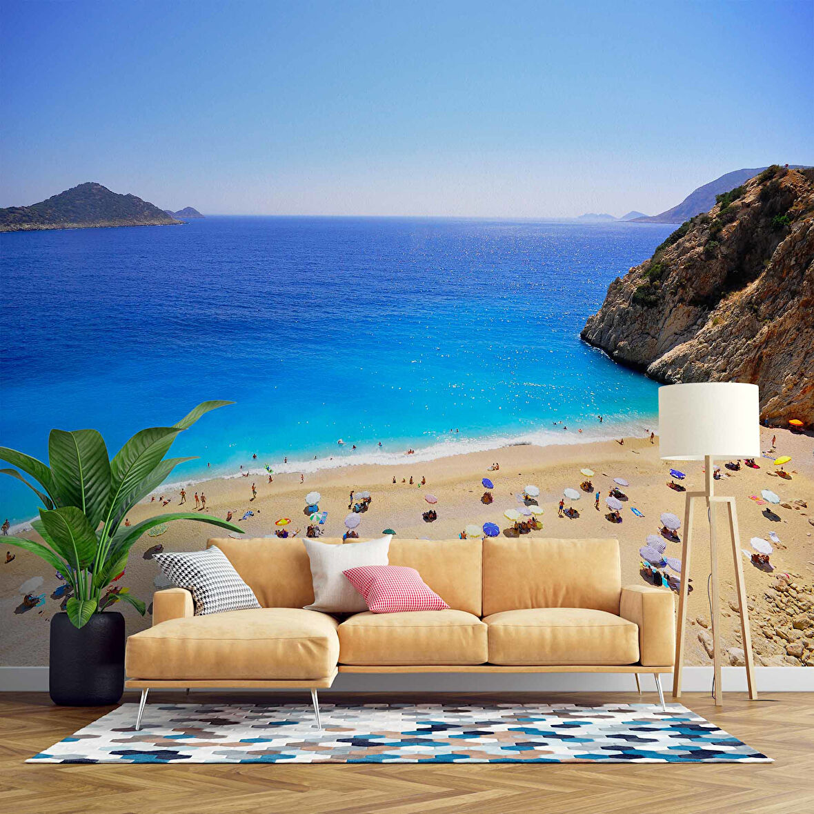 Antalya Kaputaş Plajı Manzaralı Duvar Kağıdı