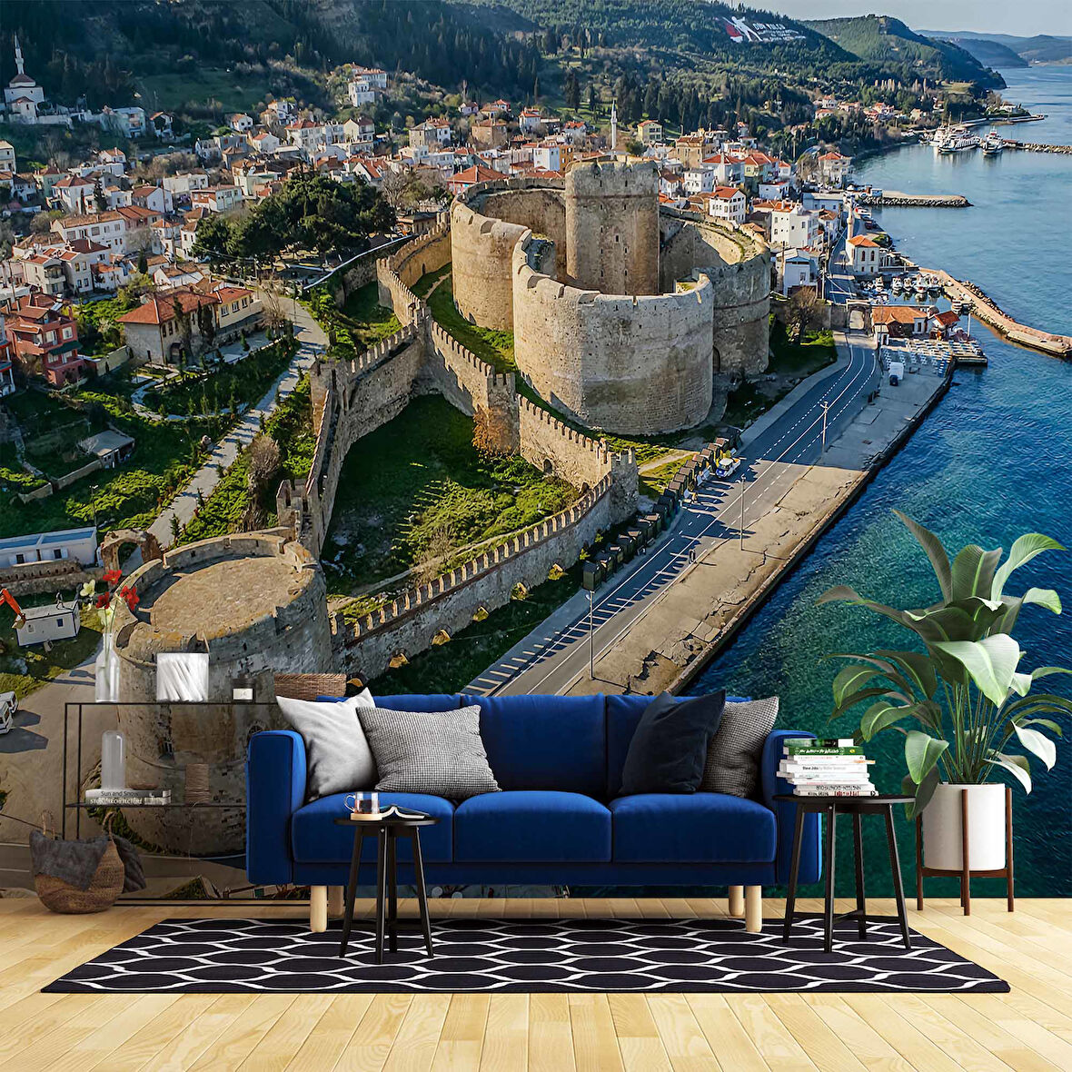 Çanakkale Kilitbahir Kalesi Manzaralı Duvar Kağıdı